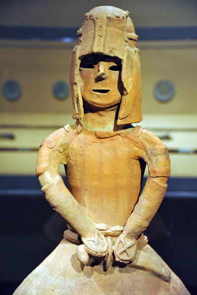 Haniwa in the form of a warrior, Kofun period (300-552)