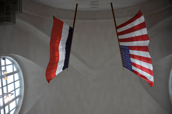 French and American flags, Legion of Honor