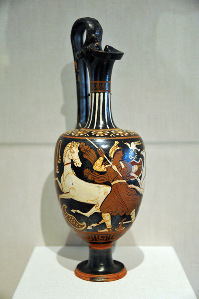 Red-figure Oinochoe, South Italian, Apulia, ca 325 BC