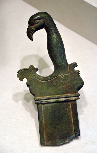 Sword hilt from a life-size bronze sculpture, Roman, 4th C. AD