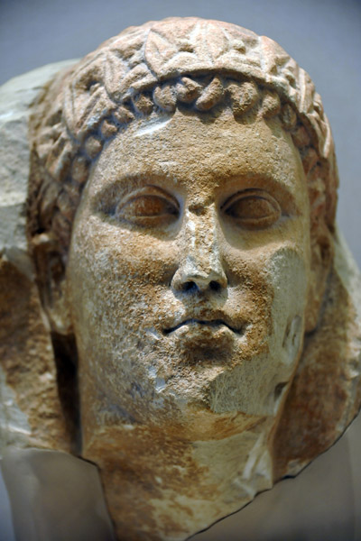 Male Head, Cyprus, 3rd-2nd C. BC