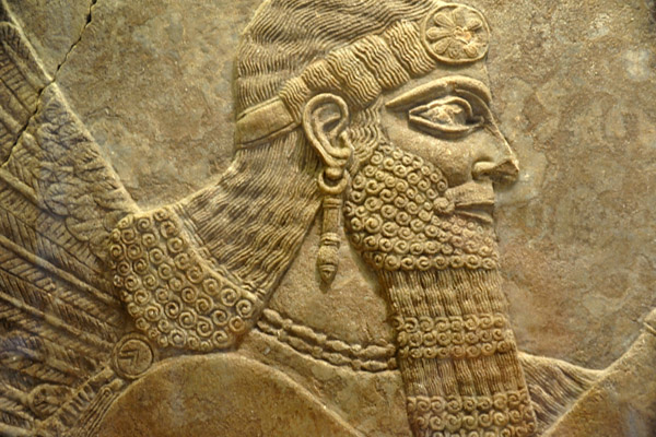 Winged Genius, Nimrud, Assyria, Palace of Ashurnasirpal II, 885-856 BC