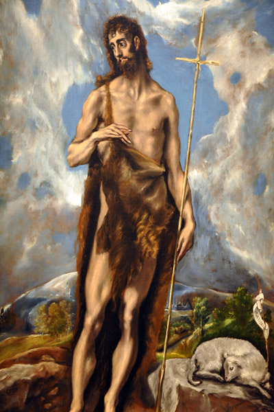 St. John the Baptist, El Greco ca 1600