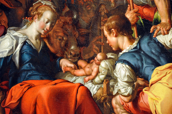 Detail from the Adoration of the Shepherds