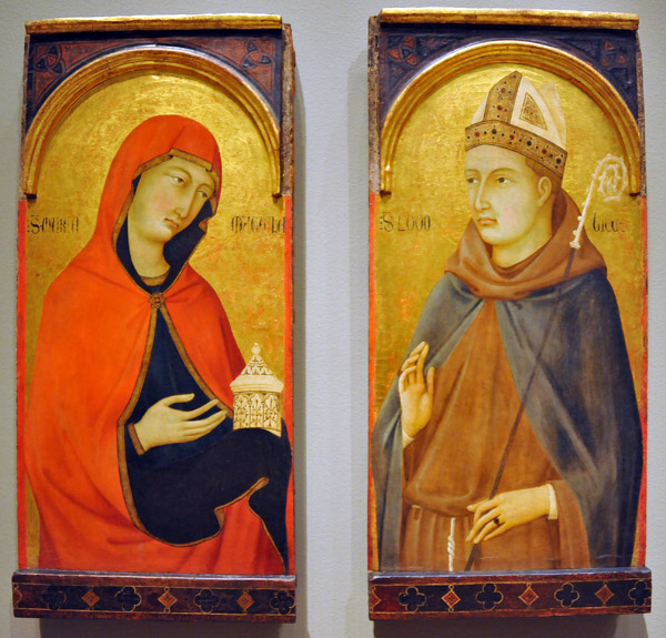 St. Mary Magdalene and St. Louis of Toulouse, Ugolino da Siena ca 1320