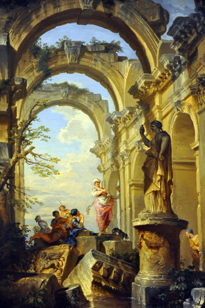 Ruins with Sybil, Giovanni Paolo Panini, 1731