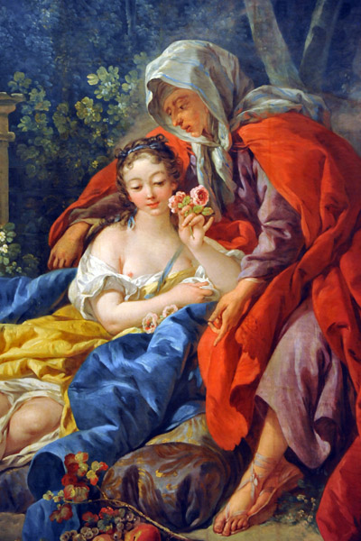 Vertumnus and Pomona, studio of François Boucher, 1757