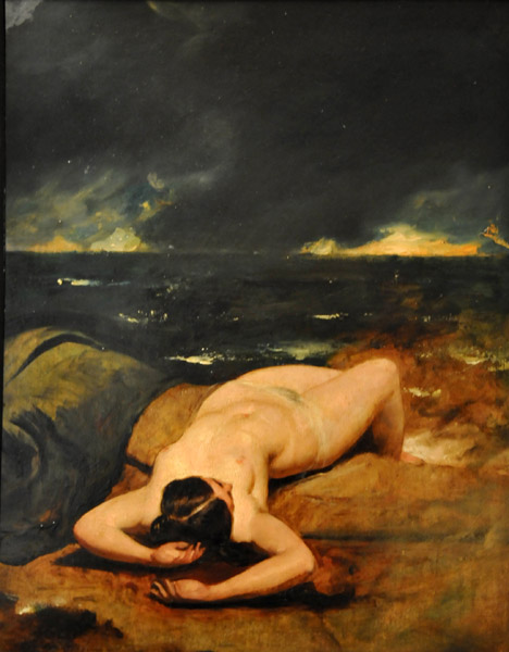 Reclining Female Nude, William Ety, 19th C.