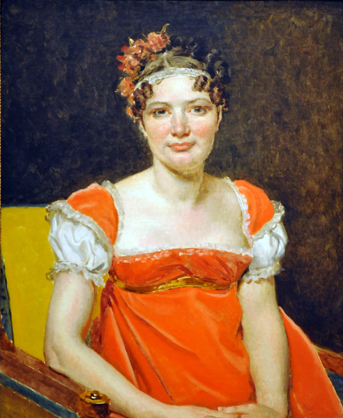 Laure-Emile-Flicit David, Baronne Meunier, by Jacques-Louis David, 1812