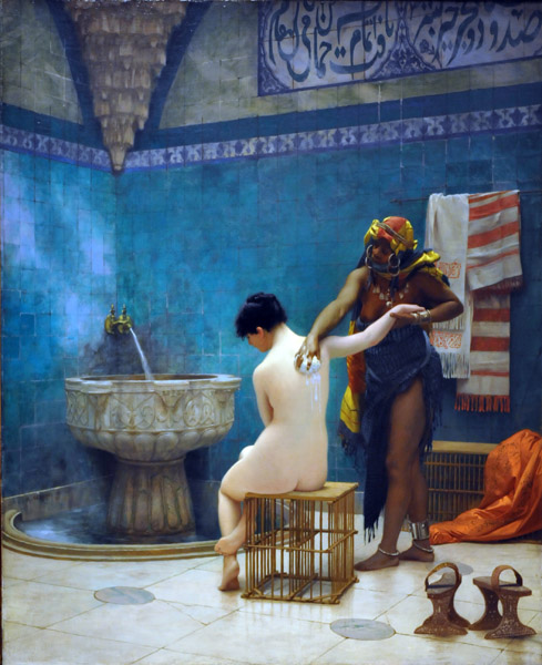 The Bath, Jean-Lon Grome, ca 1880-1885