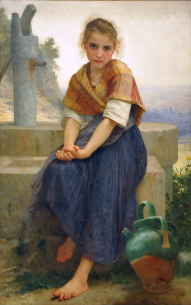 The Broken Pitcher, William Adolphe Bouguereau, 1891