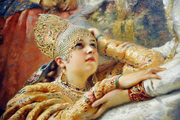 The Russian Bride's Attire, Konstantin Makovsky, 1887