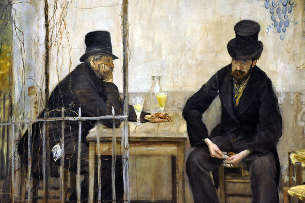 The Absinthe Drinkers, Jean-Franois Raffalli, 1881