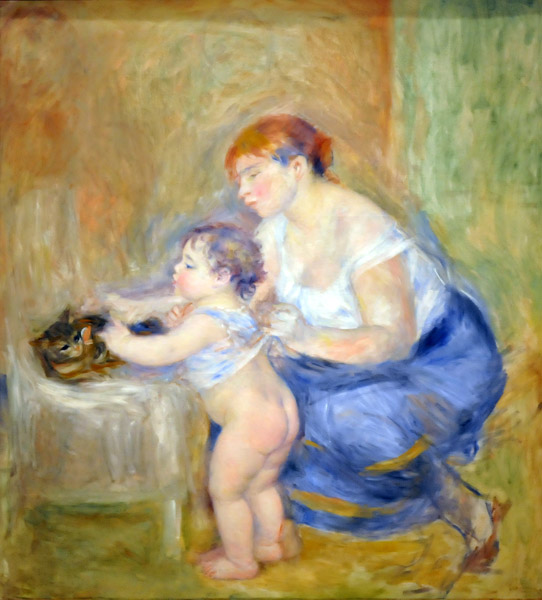 Mother and Child, Pierre-Auguste Renoir ca 1895