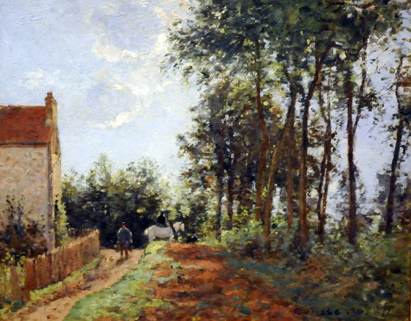 The Road near the Farm, Camille Pissarro, 1871