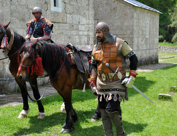 Medieval costumes at Gradac Festival