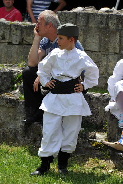 Young Serbian boy in traditional clothing