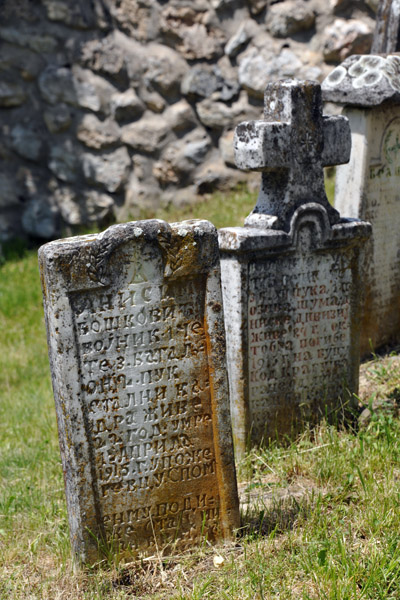 Old cemetery at Gradac Monastery