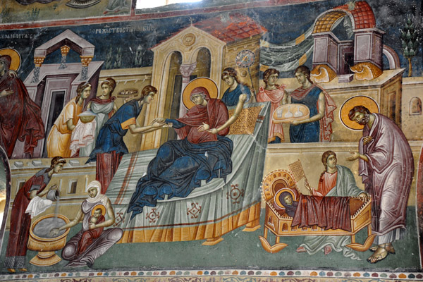 Birth of the Virgin (St. Anne), King's Church, south wall