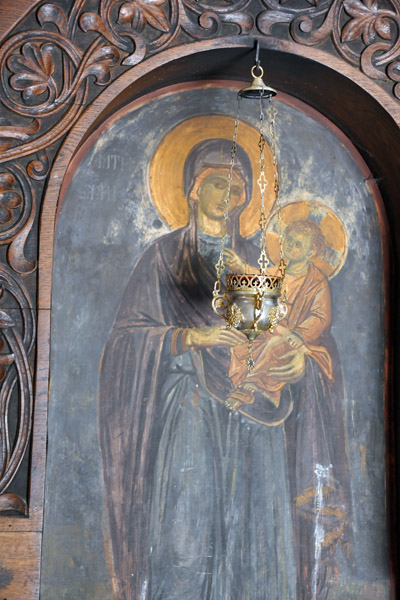 Iconostasis - Virgin and Child (Theotokos - mother of God)