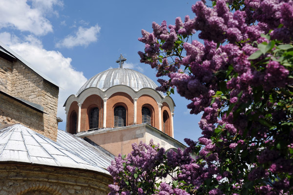 The main dome of Studenica's Church of Our Lady