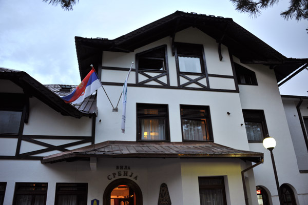Villa Serbia, my home for the night