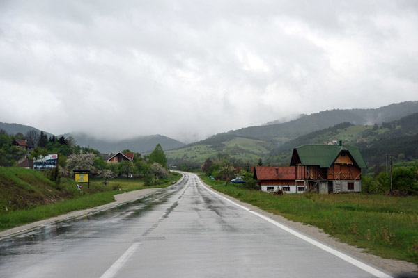 A heavy soaking rain greeted me the next morning for my drive to Sarajevo
