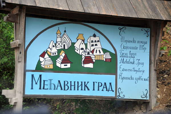 Mećavnik Grad, or Timber Town, a wooden village built by Serbian film director Emir Kusturica