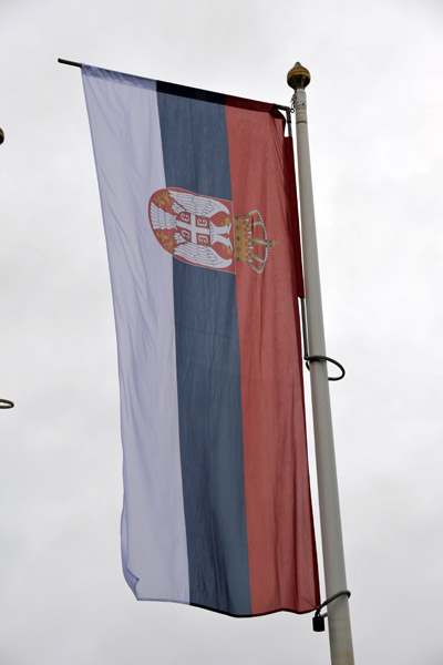 Serbian flag, Mokra Gora