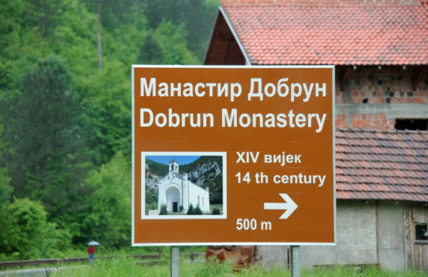 Dobrun Monastery, an interesting short stop