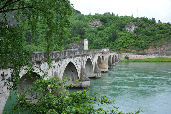 Mehmed Paša Sokolović Bridge built by the Ottoman Turks across the River Drina