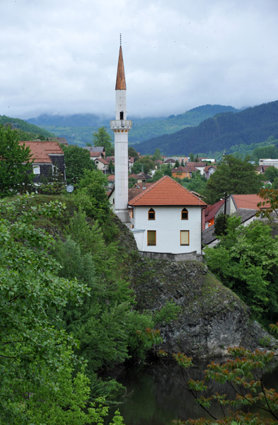 Mosque reconstructed in Višegrad after the war