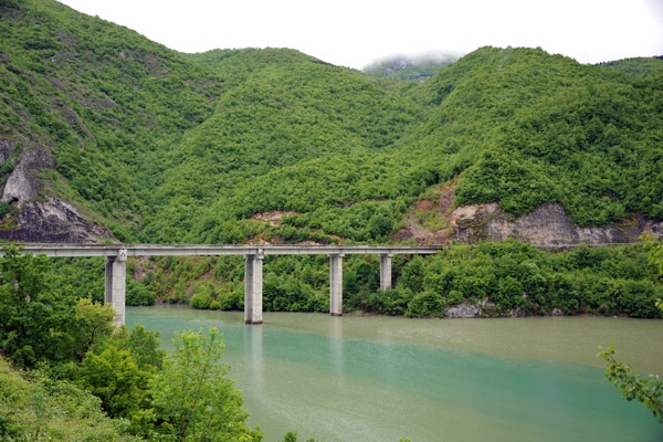 The bridge across the Drina leading to Rudo