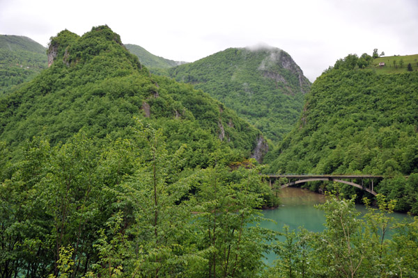 Janjini Bridge across a minor tributary of the Drina near Ustiprača