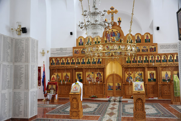 Interior of Sokolica Monastery