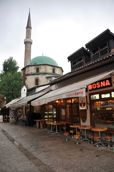 Baščaršija, the old bazaar district forming the core of Sarajevo's Stari Grad (Old City)