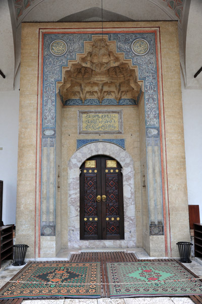 Central door to the Gazi Husev-beg Mosque