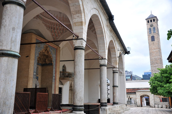 The mosque was damaged in the war and renovated in 1996
