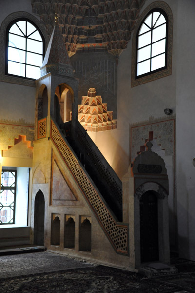 Minbar (pulpit) of the Gazi Husev-beg Mosque
