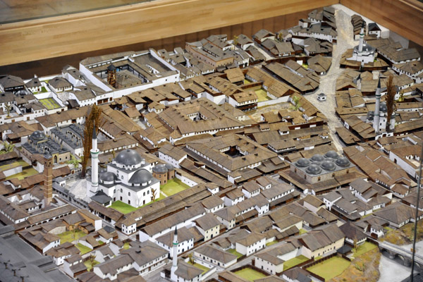 Model of Old Town Sarajevo as it appeared in 1878