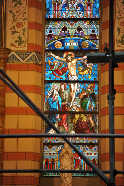 Stained glass window - Sarajevo Cathedral