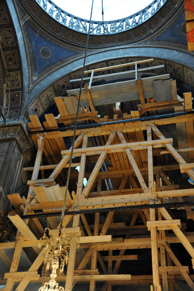 Restoration work, Serbian Orthodox Cathedral, Sarajevo