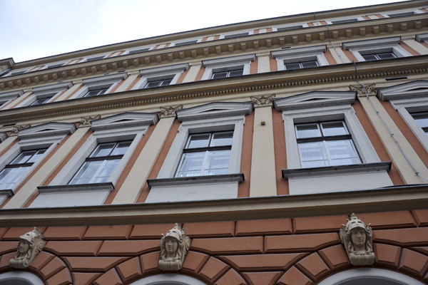 Detail of the old Austrian Oberrealschule, Sarajevo