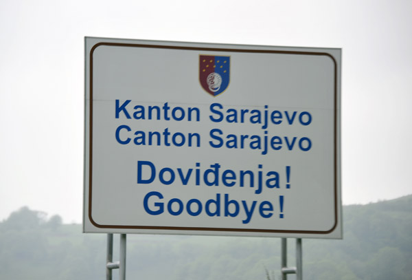 Goodbye from Kanton Sarajevo