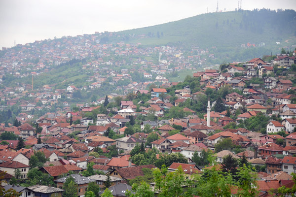 Settled hills of Sarajevo