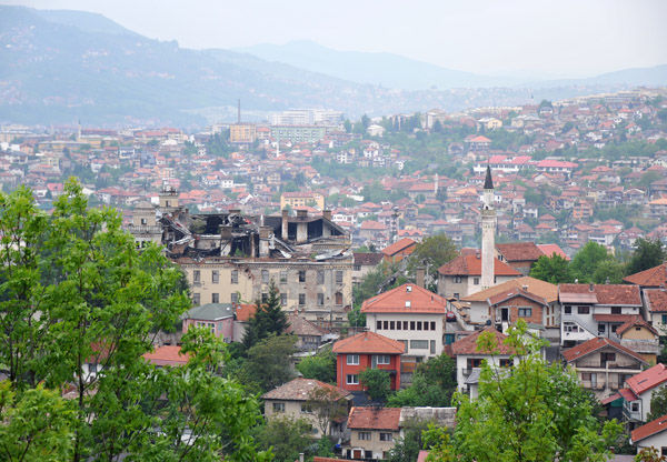 View of Sarajevo from near the Visegrad Gate