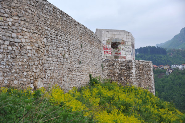 White Bastion - strongest point of the old Vratnik Fort erected 1729-1739 on the site of a 14th C. castle
