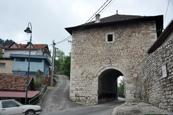 Visegrad Gate, eastern gate of Old Vratnik Fort leading out of Sarajevo
