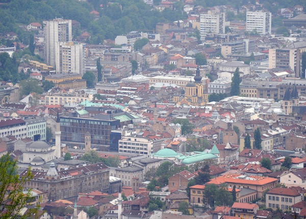 View of downtown Sarajevo