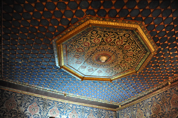 Decorate ceiling from the Ottoman period